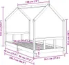 vidaXL Dětská postýlka 90x200 cm z masivního borovicového Náhled obrázku produktu 7
