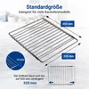 Grillrost 350-560 x 320mm Ofengitter ausziehbar universal Produktbild-Vorschau 4