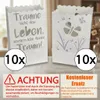 Lichtertüten 20er Set Lichttüten Papierlaternen Leuchttüten Produktbild-Vorschau 8