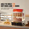 SucceBuy Hot Dog Dampfgarer, 27L, 2-stufiger Hot Dog Produktbild-Vorschau 2