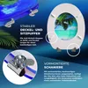 A toilet seat with a beach scene printed on it, highlighting its features with text and close-up images. Anteprima dell’immagine prodotto