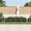 vidaXL Garten-Hochbeet Anthrazit 320 x 80 x 45 cm Produktbild-Vorschau 3