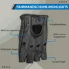 Driving Halbfinger Fingerlose Autofahrer-Handschuhe Produktbild-Vorschau 3
