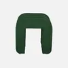 Set 2 pouf contemporanei in tessuto, Verde scuro Anteprima dell’immagine prodotto 3