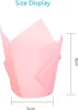 150 Pcs Muffinförmchen Tulpe Backförmchen aus Papier Produktbild-Vorschau 7