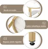 set di 2 tavolini con design in marmo e struttura in Anteprima dell’immagine prodotto 3