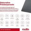Set da 4 pannelli imbottiti parete STEGU rettangolare 60x30 Anteprima dell’immagine prodotto 5