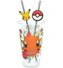 Szklany kubek Pikachu z metalową słomką 485 ml - oficjalna Anteprima dell’immagine prodotto 4