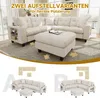 Merax U-förmiges Ecksofa 6-Sitzer, XXL Modulares Soffa, Produktbild-Vorschau 7