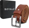 ROYALZ 'Oakland' Antik Vintage Ledergürtel Herren Produktbild-Vorschau 5