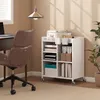 SUGIFT Rollregal mit Hängekörben, 4 Ebenen verstellbar, Produktbild-Vorschau 4