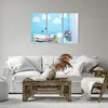 Bild auf Leinwand - Leinwandbild - Boot Anker Wolken Junge Produktbild-Vorschau 6