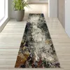Teppich abstraktes Design grau blau rot Größe - 60 x 110 cm Produktbild-Vorschau 3
