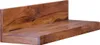 Wohnling Étagère murale en bois massif 80 cm Sheesham Voir les images du produit 5