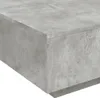 vidaXL Table basse avec lampes LED gris béton 80x80x31 cm Voir les images du produit 10