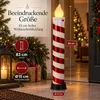 4x LED Candy Kerze 83cm | Outdoor | XXL Zuckerstange Produktbild-Vorschau 2