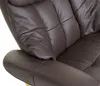 MCA Relax křeslo Calgary XXL, TV křeslo taburet, pravá kůže Náhled obrázku produktu 3