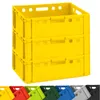 3x BURI Fleischkiste E2 Gelb 60x40x20cm Lagerkiste, Produktbild-Vorschau 1