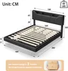 Čalúnená posteľ Fortuna Lai 160x200 cm s USB, hydraulická Náhľad obrázku produktu 4