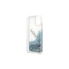 Guess Apple iPhone 12 Mini Blau Glitter Vintage Script Produktbild-Vorschau 7