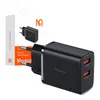 Adaptér Mcdodo CH-5070, USB-A*2, 12 W, čierny Náhľad obrázku produktu 2