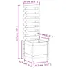The Living Store Pflanzkübel Rankhilfe Schwarz 39x39,5x114 Produktbild-Vorschau 10