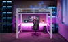 Gaming-Hochbett 140 x 200 cm mit Schreibtisch, Produktbild-Vorschau 9
