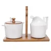 ORION Zuckerdose + Milchkännchen + Holzständer SET Produktbild-Vorschau 4