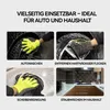 2er-Set Autowaschhandschuhe, Mikrofaser-Chenille mit Netz, Produktbild-Vorschau 3
