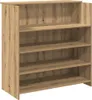 Biurko recepcyjne dąb artisan 100x50x103,5 cm Drewno Podgląd zdjęcia produktu 1