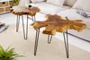 Einzigartiger Beistelltisch WILD 60cm Teakholz Massivholz Produktbild-Vorschau 4