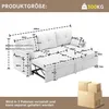MODFU L-förmiges Sofa Polstermöbel mit Stauraum moderne Produktbild-Vorschau 8