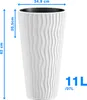 Long Sandy blanc 34,9 cm Voir les images du produit 8