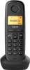 A black Gigaset cordless phone is shown in its charging cradle against a white background. Produktbild-Vorschau