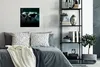 MuchoWow® Poster Weltkarte - Schwarz - Hell 50x50 cm - Produktbild-Vorschau 4