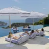Flamingueo Aufblasbare Wasserhängematte PVC Blau Produktbild-Vorschau 7