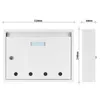 Rottner Imola brievenbus, wit | Cilinderslot | 32 x 24 x 6 Productafbeelding-voorbeeld 3
