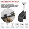 Kabelschelle 6 mm, schwarz, 50 Stk Produktbild-Vorschau