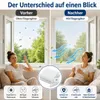 Fliegengitter Fenster 130 x 150 cm Weiß mit Klettband Produktbild-Vorschau 6