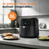 Heteluchtfriteuse 6L, intuïtief touchdisplay met 9 Productafbeelding-voorbeeld 4