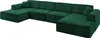 ALTDECOR Ecksofa in U-Form IREA-U2-v3 386x165x77 cm Produktbild-Vorschau 2