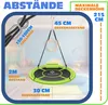 KESSER® Nestschaukel 100cm Tellerschaukel Hängeschaukel Produktbild-Vorschau 8