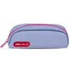 A light purple pencil case with small pink hearts and a pink zipper. Produktbild-Vorschau