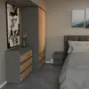 MRBLS_HOME - Nachttisch Grau Matt - Nachtschrank - Produktbild-Vorschau 10