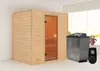 Karibu Sauna Innensauna Heimsauna MILA 3 Sparset 196x146 cm Produktbild-Vorschau 3