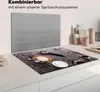 KitchenYeah© Herdabdeckplatte Milch - Kaffeebohnen - Küche Produktbild-Vorschau 3