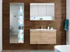 Waschtischkombination - Wildeiche Nachbildung - B 100 cm - Produktbild-Vorschau 8