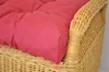 - Polster / Kissen / Ersatzpolster für Rattan Ohrensessel / Produktbild-Vorschau 2