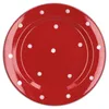 Emily 6er Set Speiseteller rot-weiß gepunktet rund Ø275mm Produktbild-Vorschau 2
