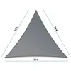 Toboli Voile d’ombrage triangulaire - 3,6 x 3,6 x 5,1 m - Voir les images du produit 3